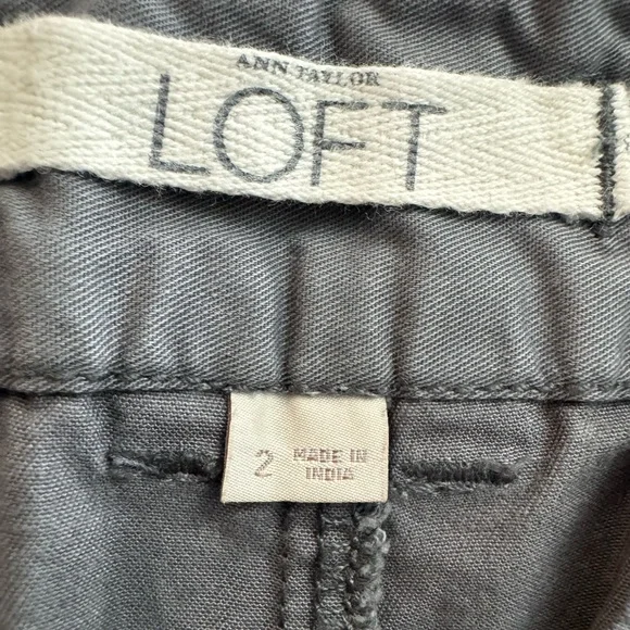 Ann Taylor LOFT Gray Casual Shorts Size 2 - Picture 15 of 15